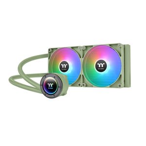 THERMALTAKE TH280 V2 ARGB SYNC 280 MM (140 X 2) MATCHA GREEN *ชุดน้ำปิด