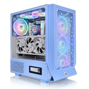 THERMALTAKE CERES 330 TG HYDRANGEA BLUE ARGB MID TOWER CHASSIS *เคส