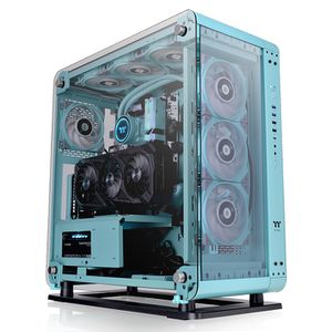 THERMALTAKE CORE P6 TEMPERED GLASS -TURQUOISE *เคส