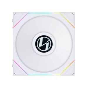 LIAN-LI UNI TL LCD 140MM FAN WHITE REVERSE SINGLE PACK *พัดลม