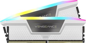 CORSAIR VENGEANCE RGB DDR5 32GB (2x16GB) 6200MHz C36 WHITE *แรม