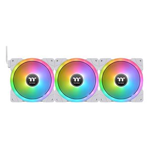 THERMALTAKE SWAFAN EX12 RGB PC COOLING FAN TT PREMIUM EDITION WHITE (3-FAN PACK ) *พัดลม