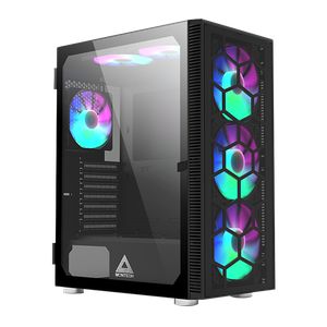 MONTECH X3 GLASS RGB BLACK *เคส