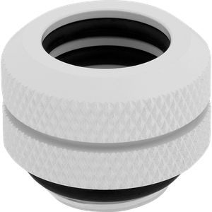 CORSAIR HYDRO X SERIES XF HARDLINE 12MM OD FITTING FOUR PACK — WHITE *ฟิตติ้ง