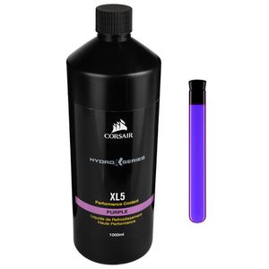 CORSAIR HYDRO X SERIES XL5 PERFORMANCE COOLANT 1L — PURPLE *น้ำสำหรับชุดน้ำเปิด