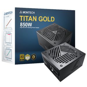 MONTECH TITAN 850W ATX 3.0 PCIE 5.0 80 PLUS GOLD *พาวเวอร์ซัพพลาย