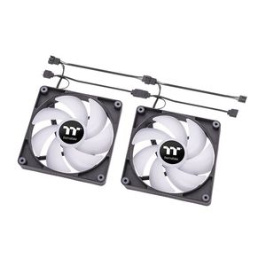 THERMALTAKE CT120 ARGB SYNC PC COOLING FAN BLACK (2-FAN PACK) *พัดลม