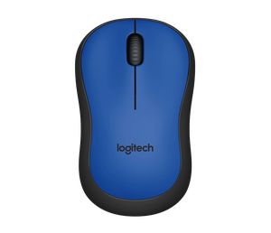 LOGITECH SILENT WIRELESS MOUSE M221 BLUE *เมาส์เกมมิ่ง