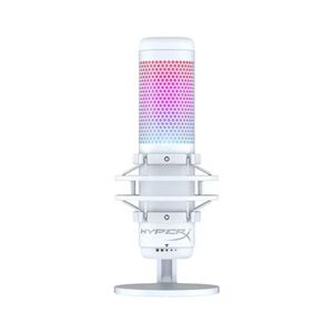 HYPERX QUADCAST S USB MICROPHONE (WHITE-GREY) RGB LIGHTING *ไมโครโฟน