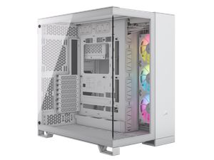 CORSAIR ICUE LINK 6500X RGB TEMPERED GLASS MID TOWER WHITE *เคส