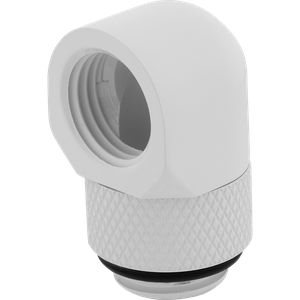 CORSAIR HYDRO X SERIES 90° ROTARY ADAPTER TWIN PACK — WHITE *ฟิตติ้ง