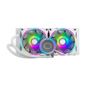 COOLER MASTER MASTERLIQUID ML240 ARGB ILLUSION (120 X 2) WHITE EDITION *ชุดน้ำปิด