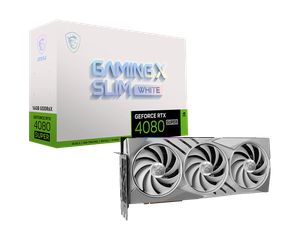 MSI GEFORCE RTX 4080 SUPER GAMING X SLIM 16GB GDDR6X WHITE *การ์ดจอ