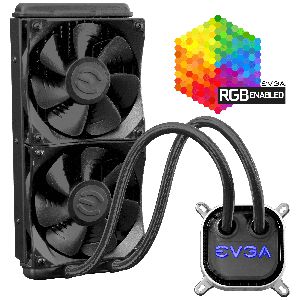 EVGA CLC 240 MM RGB (120 X 2) *ชุดน้ำปิด