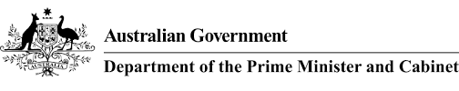Logo of the Department of the Prime Minister and Cabinet