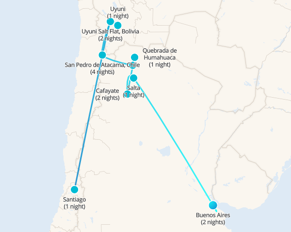 Northern Argentina, Chile & Uyuni Salt Flats - 1