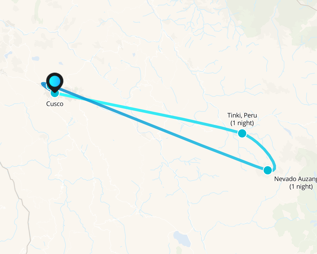 Caminata por el Ausangate 4 días y 3 noches 4 días 4 días - 1