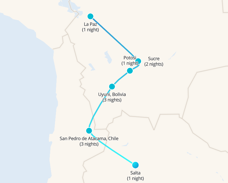 Pase de viaje de Salta a La Paz 12 días 12 días - 1