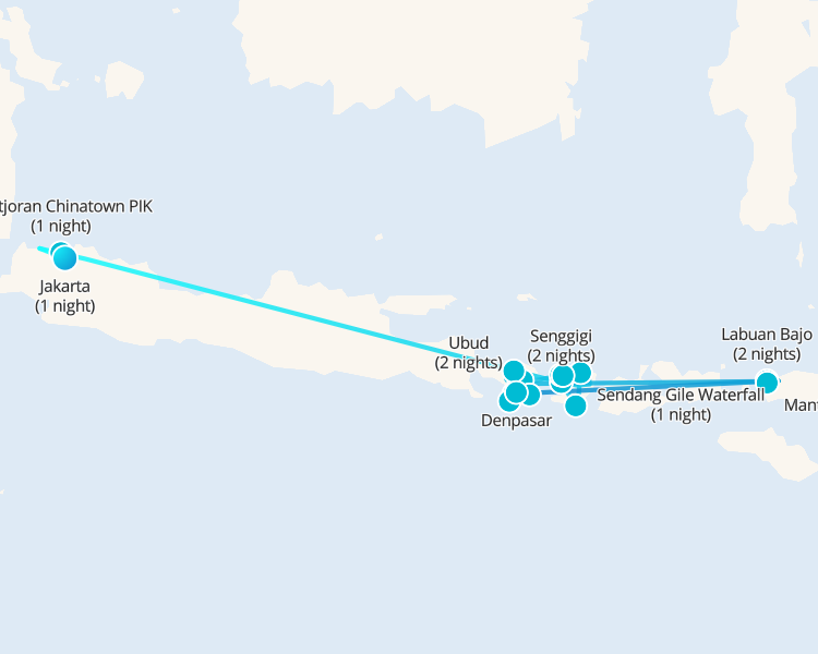 Indonesia Island Treasures: Jakarta - Senggigi - Gili Trawangan - Ubud -Labuan Bajo - Seminyak - 1