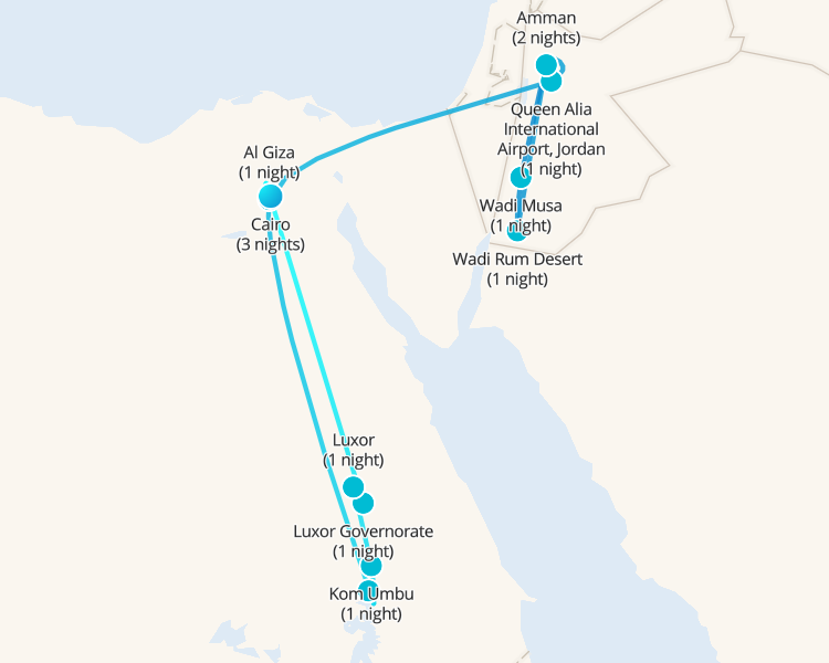 Treasures of Egypt and Jordan Tour For 14 Days Experience Egypt & Jordan in-Depth. - 1