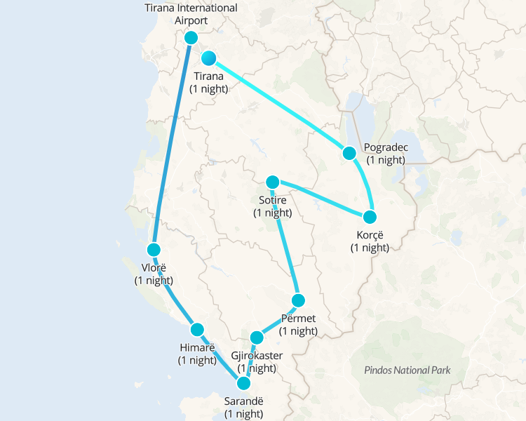 Cycling tour in Albania - 1
