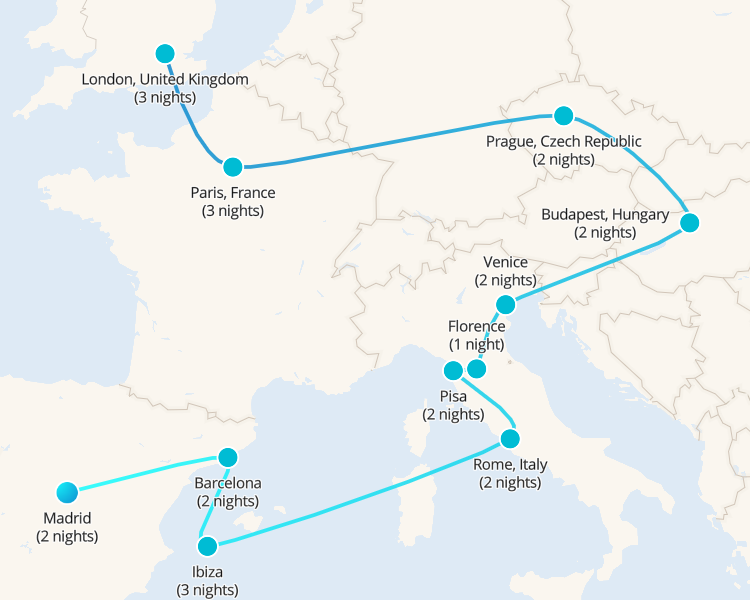 25 DAYS COOL EUROPE - 1