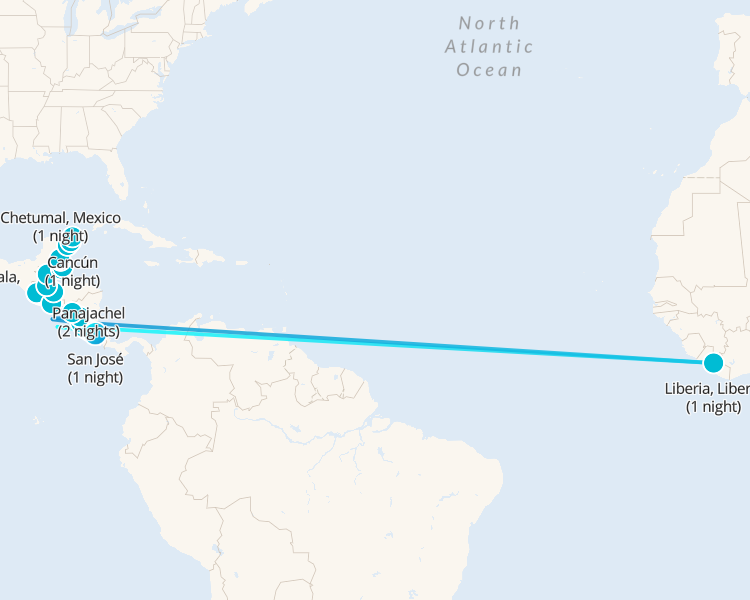 Pase de viaje de San José a Cancún 33 días 33 días - 1