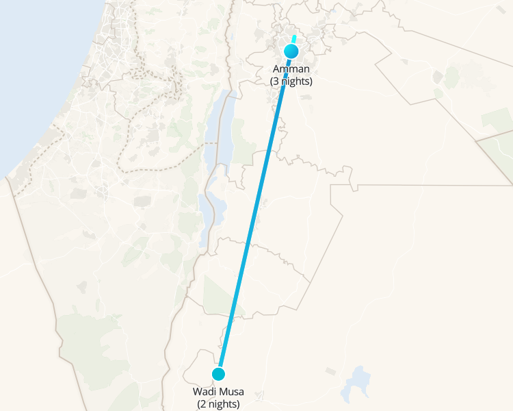 Descubrimiento grupal de Jordania 6 días y 5 noches 6 días 6 días - 1