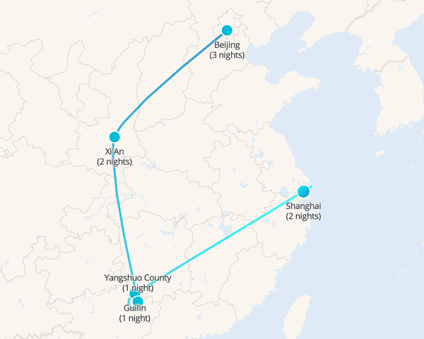 China Highlights Tour from Shanghai - 1