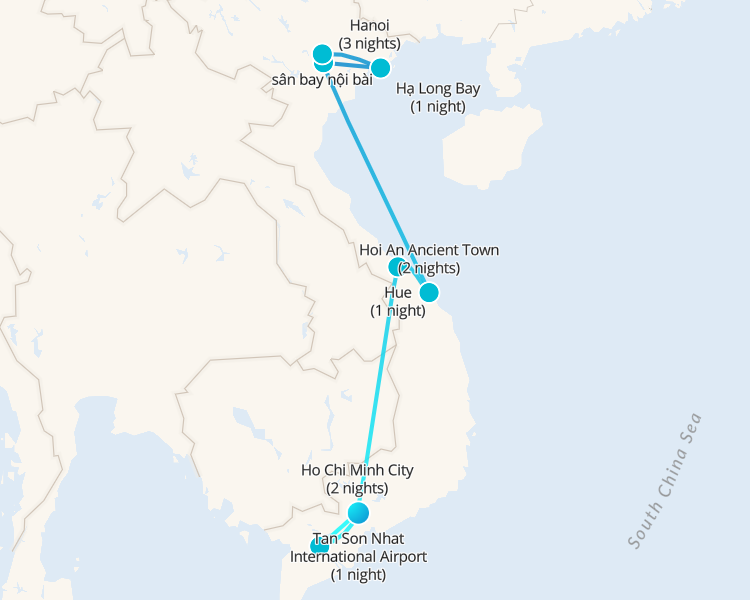 Vietnam from South to North - 1