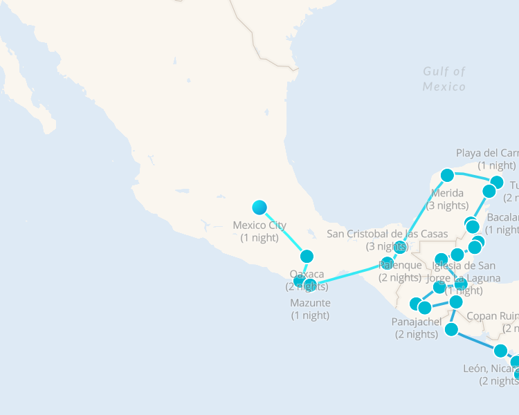 Pase de viaje de la Ciudad de México a San José 51 días 51 días - 1