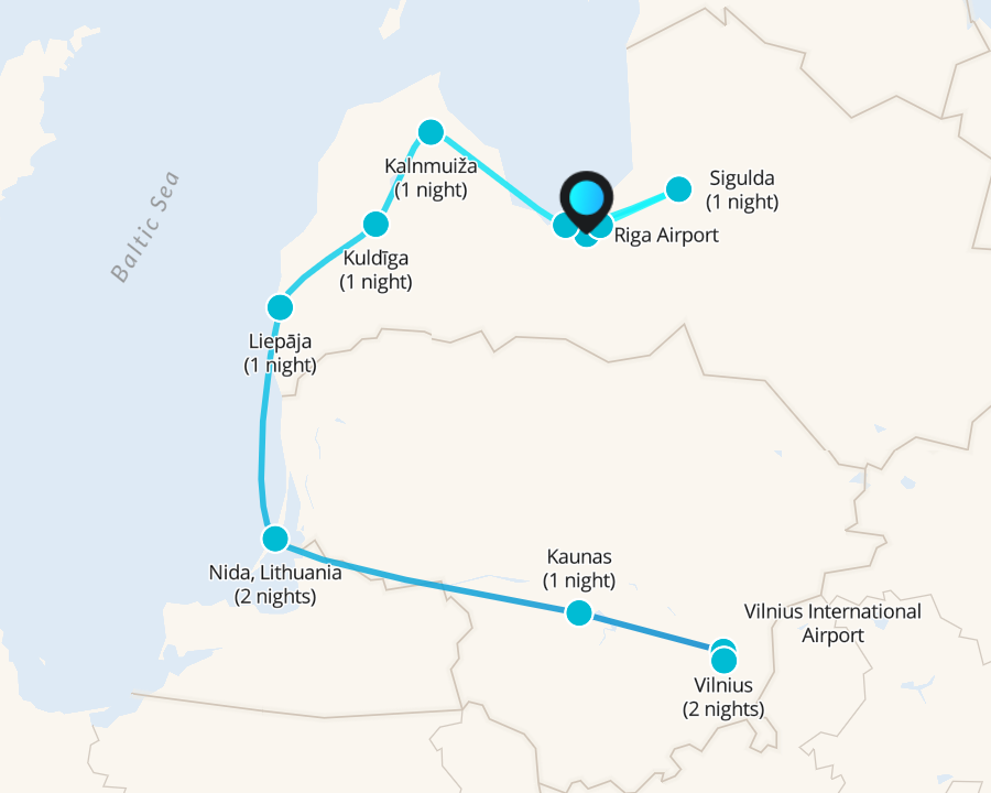 Sustainable Baltic Self-Drive in Latvia and Lithuania - 1