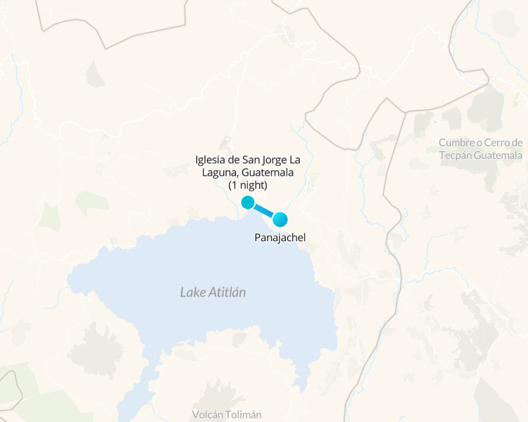 Experiencia de alojamiento familiar maya de 2 días y 1 noche con recorrido por el lago de las comunidades mayas 2 días 2 días - 1