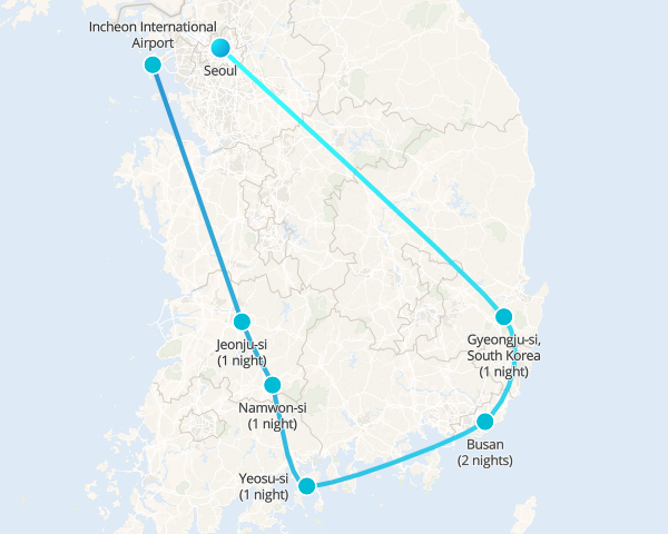 All of Korea in one Week - 1