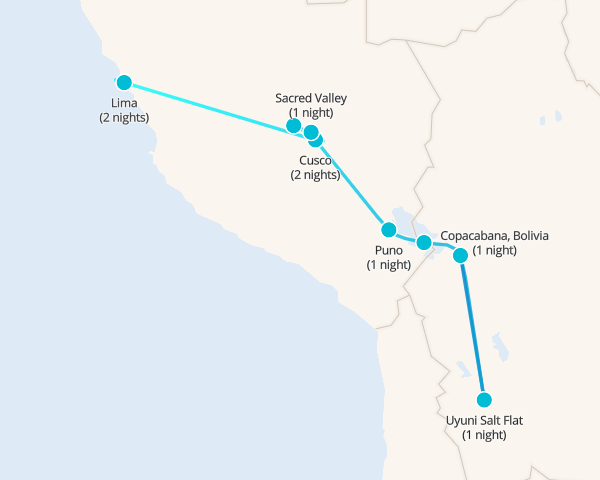 Maravillas de Perú y Bolivia: Maravillas andinas y meseta 13D/12N - 1