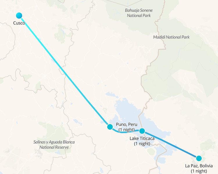 Experiencia en Catamarán Lago Titicaca e Isla del Sol 4D/3N (Cuzco a La Paz) 4 días 4 días - 1
