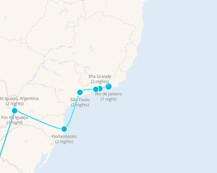 Rio de Janeiro to Santiago Travel Pass - 1