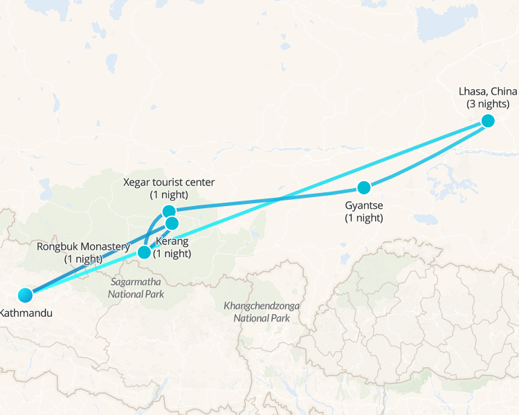 Tibet Tours With EBC – Fly In Drive Out - 1
