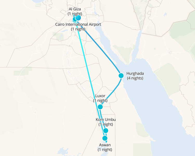 Exquisite Egypt Tour Explore Cairo & The Pyramids of Giza with Nile Cruise & The Red Sea - 1