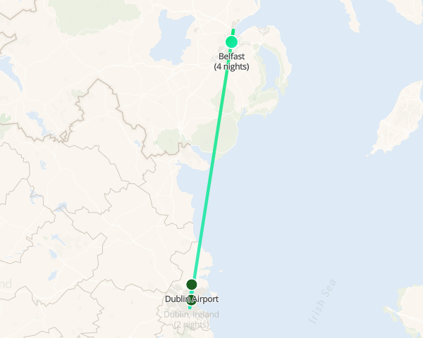 Belfast, Dublin, Causeway - 1