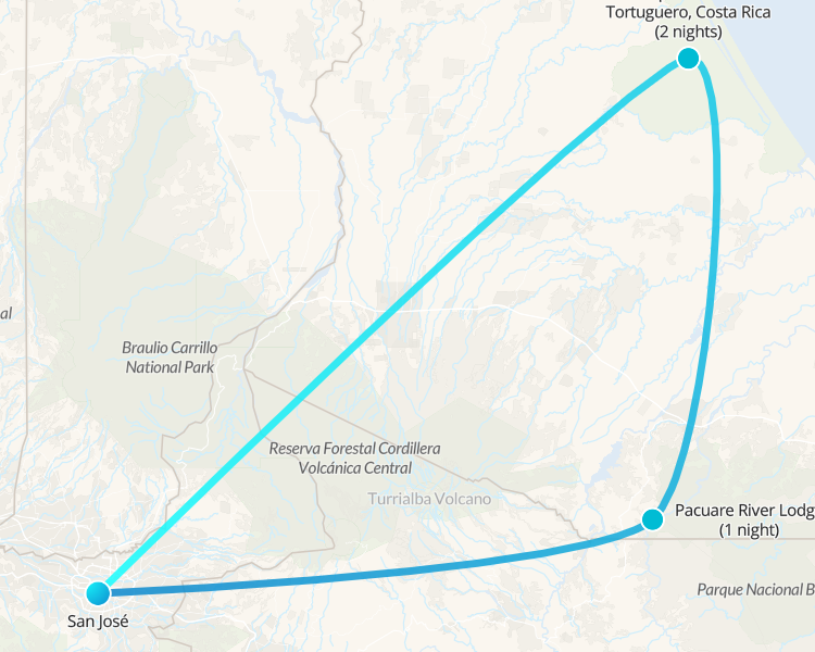 Senderos de Tortuguero y Rápidos de Pacuare 4D/3N 4 días 4 días - 1