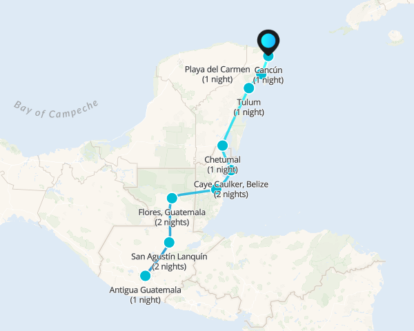 Cancun to Antigua Express Travel Pass - 1