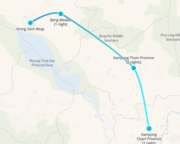 Cycling from Phnom Penh to Siem Reap - 1
