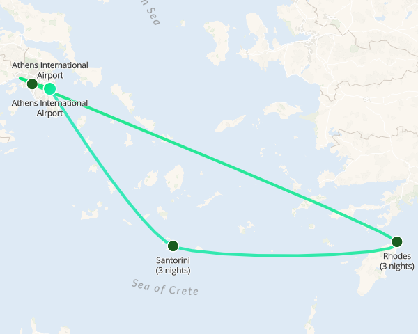 Romance in Greece from Athens to Santorini - 1