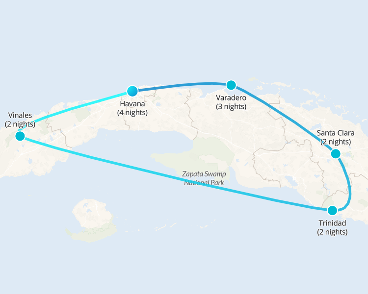 Experiencia de alojamiento familiar en Cuba Mágica 14 días y 13 noches 14 días 14 días - 1