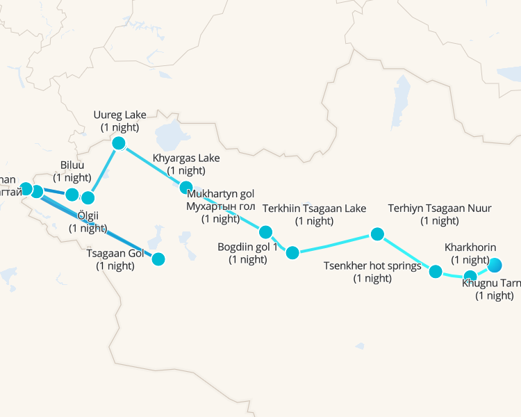 The Great West Expediton:  Arkhangay, Zavkhan, Altai and Almakuk Eagle Festival - 1
