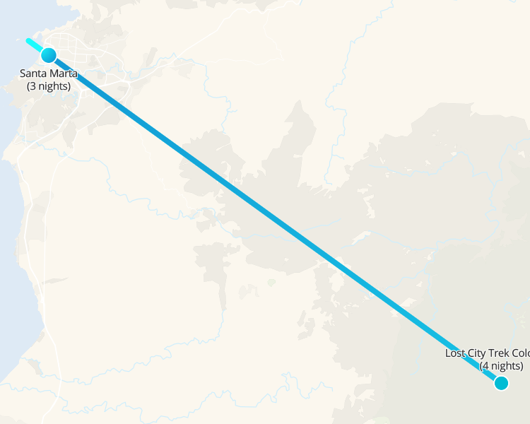 Caminata a las Playas Tayrona y Ciudad Perdida 8D/7N 8 días 8 días - 1