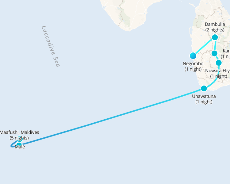 Sri Lanka & Maldives Discovery 12D/11N - 1