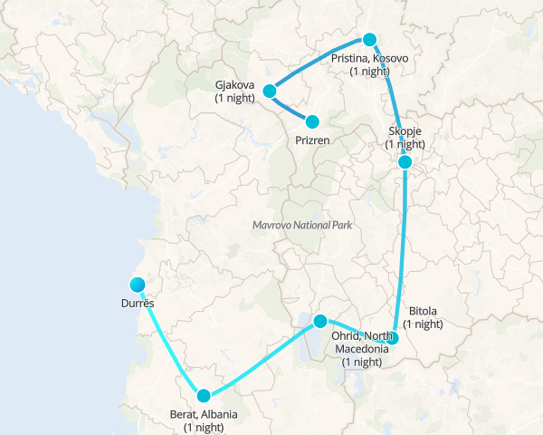 Albania, Kosovo, North Macedonia in 1 week - 1