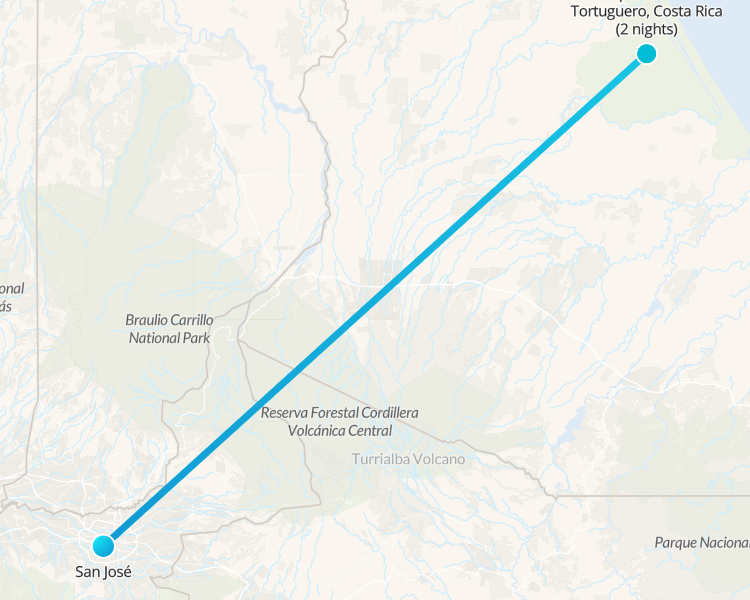 Aventura en el Parque Nacional Tortuguero 3D/2N 3 días 3 días - 1
